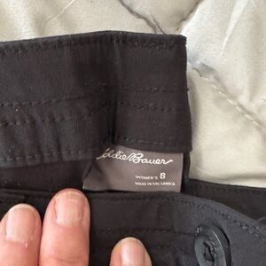 Eddie Bauer Women's Black Stretch Waist Pants